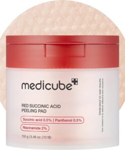 Medicube Red Succinic Acid Panthenol Facial Peeling Pads
